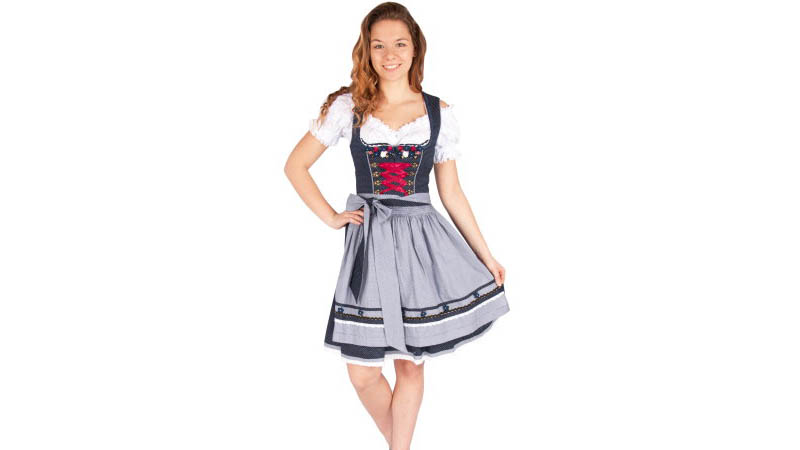 Kruger Dirndl Fleur Partie Marine 50er Lange Gr 32 44 Oktoberfest Trachten Neu Ebay